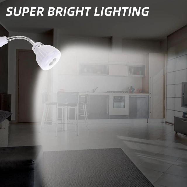Alt view image 4 of 7 - Plug in Motion Sensor Light, Dusk to Dawn Night Light AC Outlet Plug-in Wall Stair Lamp Indoor Smart Motion Activated LED Sensor Light (5, Watts)