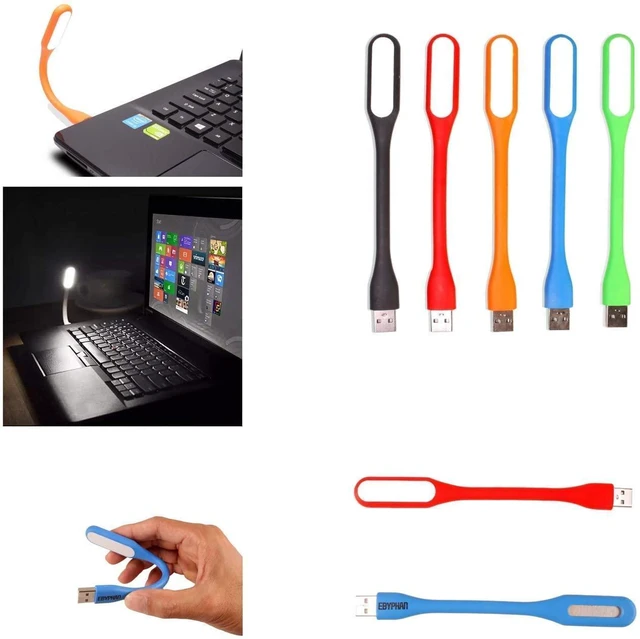 Alt view image 5 of 7 - Mini USB Light for Keyboard, Flexible USB Laptop Light, Adjustable USB Lamp for Notebook Computer(Gooseneck Structure, LED Lighting Source, 10-Pack)