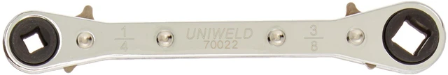 Alt view image 2 of 2 - 70022 Reversible Ratchet Wrench with DHVA Dual Hex Wrench Adaptor, Silver