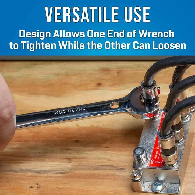 Alt view image 3 of 5 - ASW-716, Double Ended Speed Wrench, Angled Head, 7/16"