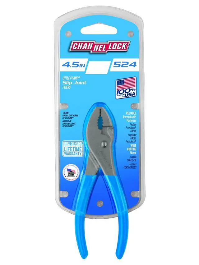 Alt view image 5 of 6 - 524 Slip Joint Plier Shear Little Champ, 4.5" , Blue