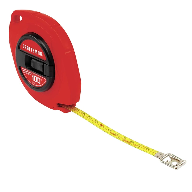 Alt view image 2 of 2 - 100-ft Tape Measure, Easy-Wind Steel Blade (CMHT34216)