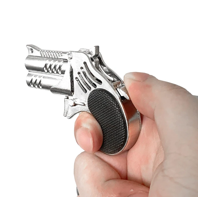Alt view image 3 of 6 - Rubber Band Gun Creative Keychains Decorative Ornaments School Bag Pendants creative decompression toys Christmas Gifts Holiday Gifts (silver)