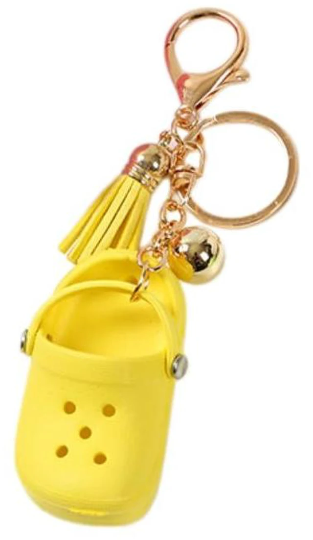 Main image of Mini Charming Cute Shoe Keychain for Women Car Keychain Creative Birthday Gift-E yellow