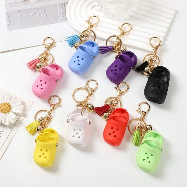 Alt view image 2 of 6 - Mini Charming Cute Shoe Keychain for Women Car Keychain Creative Birthday Gift-E yellow
