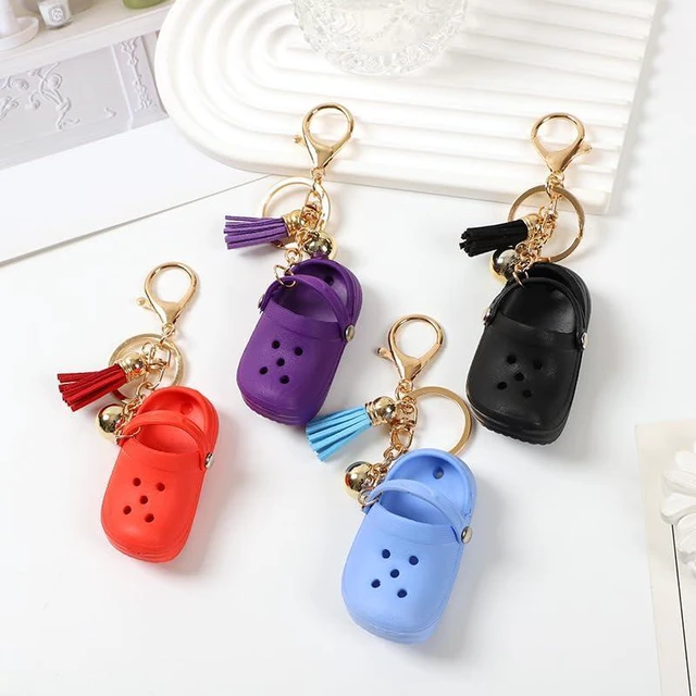 Alt view image 5 of 6 - Mini Charming Cute Shoe Keychain for Women Car Keychain Creative Birthday Gift-E yellow