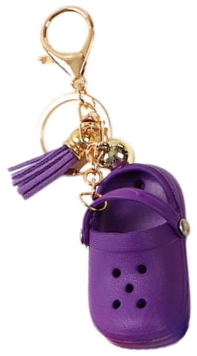 Alt view image 6 of 6 - Mini Charming Cute Shoe Keychain for Women Car Keychain Creative Birthday Gift-E yellow