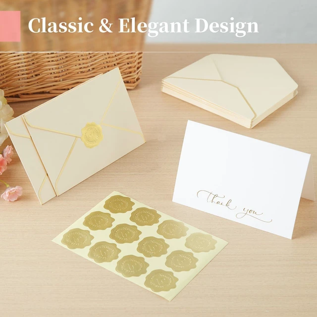 Alt view image 7 of 7 - Embossed Gold Foil Stickers, 100 Pcs Gold Heart-Love Envelope Seal | For Envelopes, Wedding Invitations, Christmas Greeting Cards, Party favor Gift Wrapping Decoration