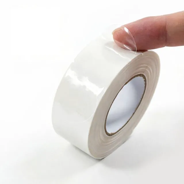 Main image of 1000 Pcs Clear Round Stickers, 1-in Waterproof Clear Circle Sticker Transparent Self Adhesive Envelope Seal Sticker Labels for Gift Packaging, Mail,Boxes