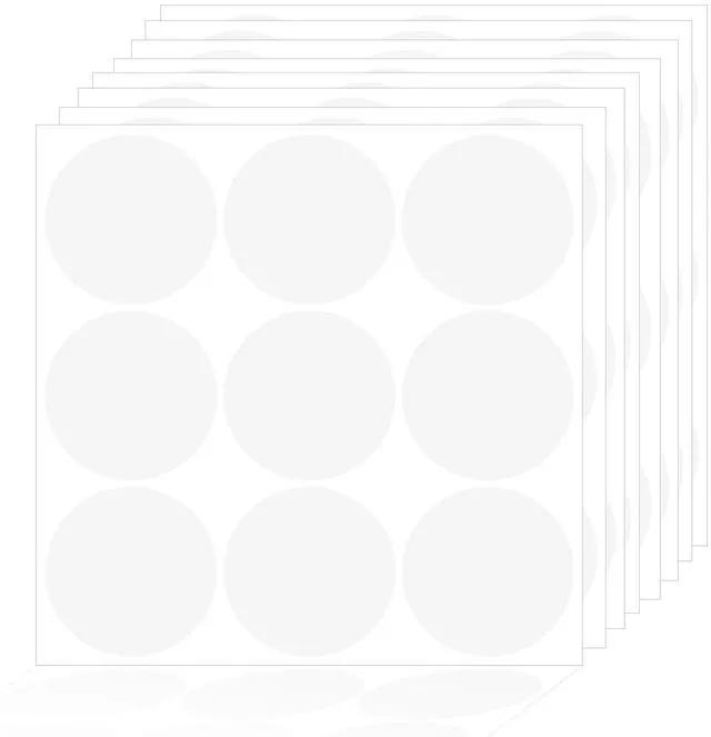 Alt view image 2 of 5 - 2 Inch Round Clear Seal Stickers,Transparent Envelope Mail Wafer Seal Self Adhesive Package Circle Label (1bag,288PCS)