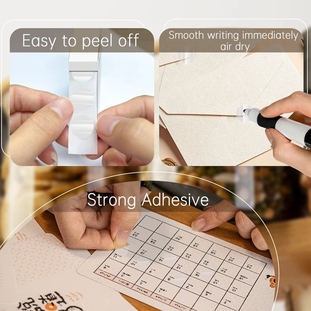 Alt view image 3 of 7 - 0.5 inch Round Clear Circle Dot Sticker, 1000pcs Transparent Adhesive Label | 1.3cm Translucent Wafer Package Seals, Easy Peel And Stick, Great For Envelope, Cosmetic Box, Gift Bag