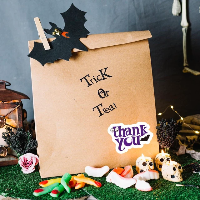 Alt view image 3 of 7 - Halloween Business Stickers with Thing You, Mystery Shipping Labels and Package Seals for Online Store, Small Businesses and Witchy Shops, Interactive Design for Gift Wrapping, 250 PCS