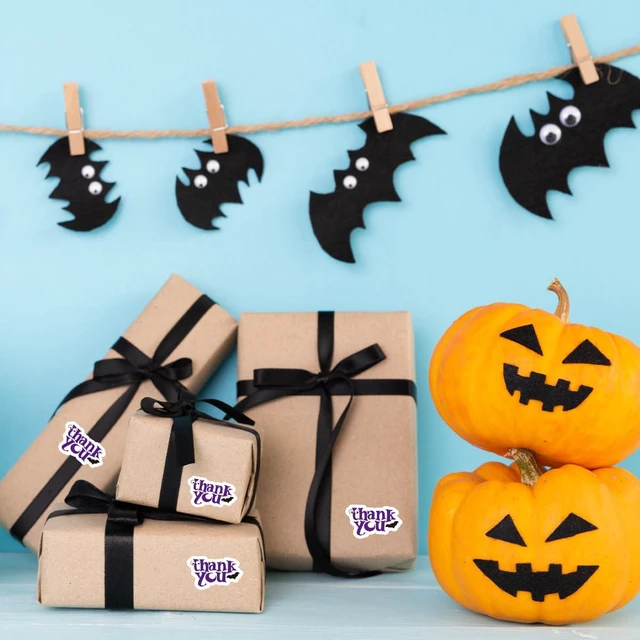 Alt view image 7 of 7 - Halloween Business Stickers with Thing You, Mystery Shipping Labels and Package Seals for Online Store, Small Businesses and Witchy Shops, Interactive Design for Gift Wrapping, 250 PCS