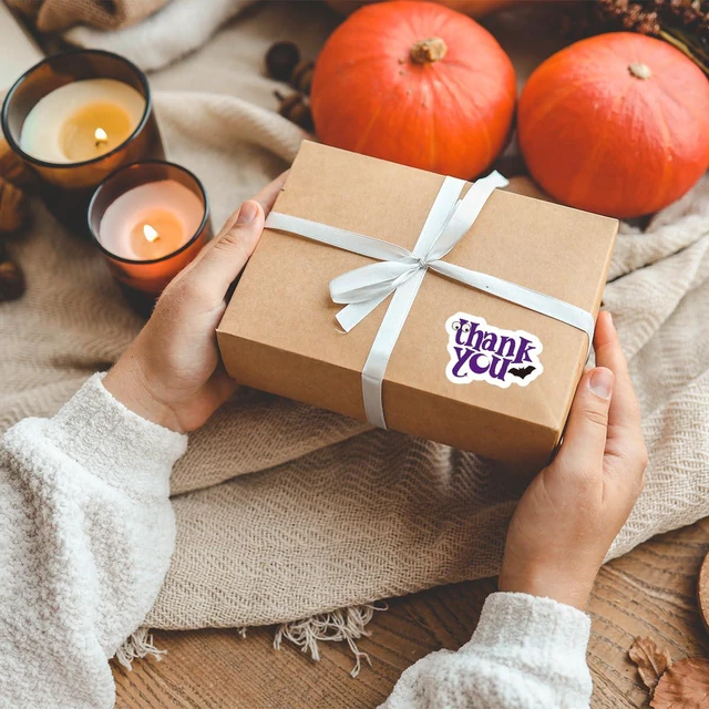 Alt view image 5 of 7 - Halloween Business Stickers with Thing You, Mystery Shipping Labels and Package Seals for Online Store, Small Businesses and Witchy Shops, Interactive Design for Gift Wrapping, 250 PCS