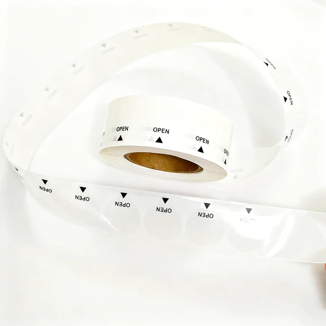 Alt view image 6 of 6 - Easy to Remove Clear Round Stickers 500 Pcs, 1-in Waterproof Clear Circle Sticker Transparent Self Adhesive Envelope Seal Sticker Labels for Gift Packaging, Mail,Boxes
