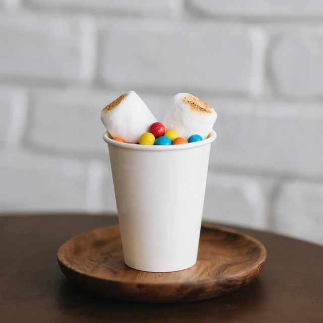 Alt view image 4 of 7 - 120 Count 12 oz Disposable Paper Coffee Cups - White Paper Cups, Perfect for Cold and Hot Drinks, Food-Grade Paper, Thickened