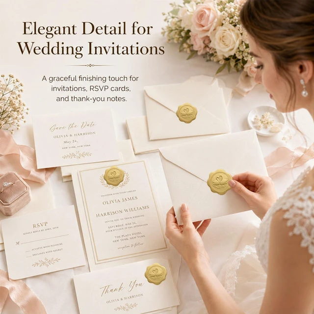 Alt view image 2 of 7 - 100PCS Swan Seal Stickers for Wedding Invitations, Embossed Envelope Seal Labels, Romantic Gift Packaging & Dessert Box Stickers for Valentines Day, Bridal Shower, Anniversary, 1.6 Inch (Matt Gold)