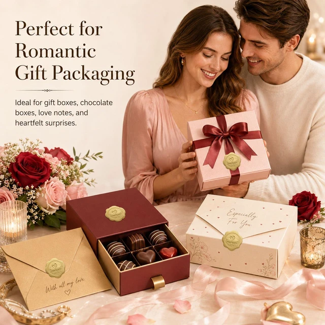 Alt view image 4 of 7 - 100PCS Swan Seal Stickers for Wedding Invitations, Embossed Envelope Seal Labels, Romantic Gift Packaging & Dessert Box Stickers for Valentines Day, Bridal Shower, Anniversary, 1.6 Inch (Matt Gold)