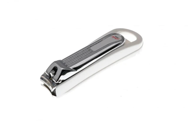 Main image of Deluxe Fingernail Clipper w/Nail Catcher & Built in File (SS-101) | Professional Nail Care Tool, Grooming Cutter, Catcher & Built-In File, Stainless Steel Manicure Trimmer, Made in Japan