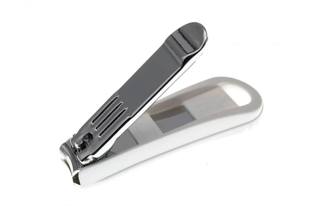 Alt view image 4 of 7 - Deluxe Fingernail Clipper w/Nail Catcher & Built in File (SS-101) | Professional Nail Care Tool, Grooming Cutter, Catcher & Built-In File, Stainless Steel Manicure Trimmer, Made in Japan