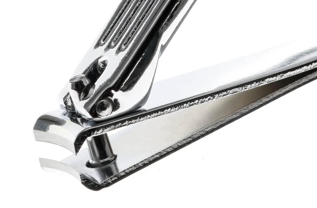 Alt view image 6 of 7 - Deluxe Fingernail Clipper w/Nail Catcher & Built in File (SS-101) | Professional Nail Care Tool, Grooming Cutter, Catcher & Built-In File, Stainless Steel Manicure Trimmer, Made in Japan