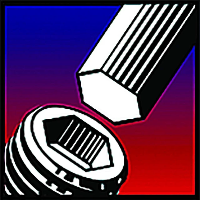 Alt view image 4 of 4 - 53168 Cushion Grip Hex T-Key allen wrench - 8pc set SAE Inch Sizes 3/32-1/4 (6In shaft)
