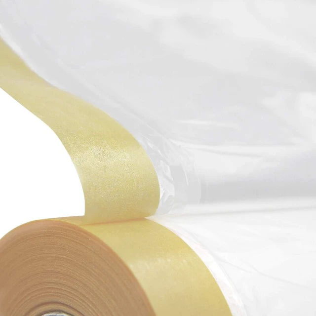 Alt view image 4 of 6 - Tape and Drape, Assorted Masking Paper for Automotive Painting Covering (66-Feet, 3 Sizes)