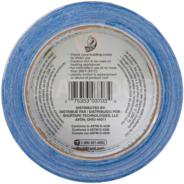 Alt view image 4 of 7 - Brand 1304959 Color Duct Tape, Single Roll, Blue
