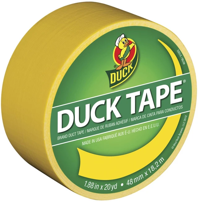 Main image of 1304966 Tape, Yellow Sunburst, 1.88" x 20 Yards, Single Roll