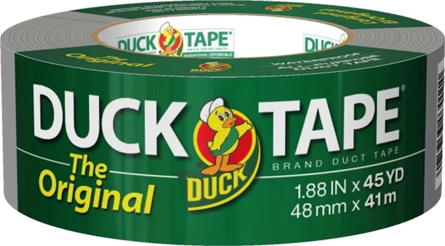 Main image of The Original Duck Tape Brand Duct Tape, 1-Pack 1.88 Inch x 45 Yard, Silver, B-450-12 (394468)