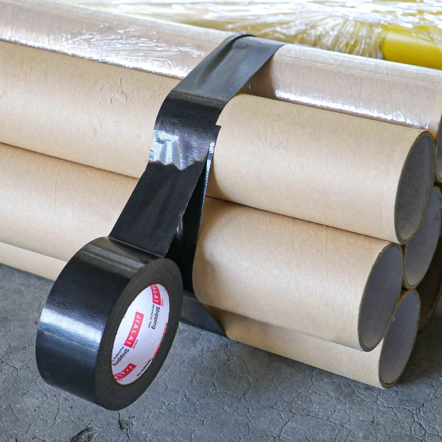Alt view image 5 of 7 - Heavy Duty Duct Tape, Black Tape 2 Inches x 30 Yards 3-Pack, 8.27 mil, Strong, Flexible, No Residue, All-Weather and Tear by Hand - for Repairs, Industrial, Professional Use