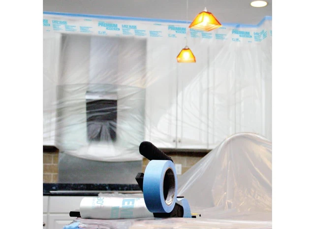 Alt view image 4 of 7 - Easy Mask Premium Masking Film, 72-inch x 90-feet
