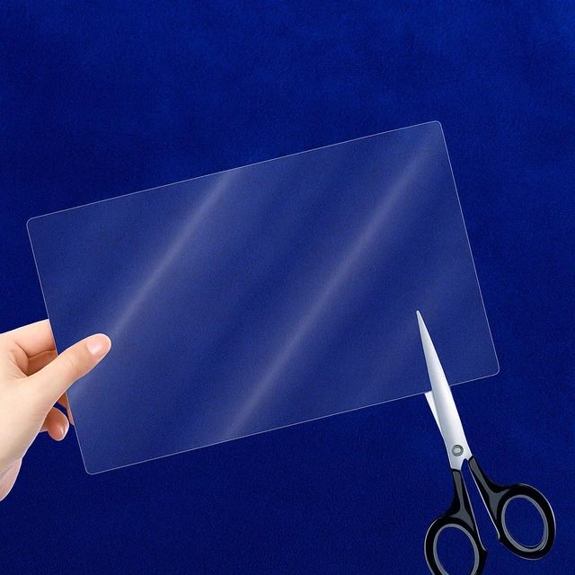 Alt view image 5 of 6 - Cut to Fit Hydrogel Screen Protector 3-Pack (120*180 mm) Universal Trimmable Protective Film HD Clear TPU Cuttable Screen Protection Anti-Scratch Display Film for Phone, GPS, Tablet, Camera