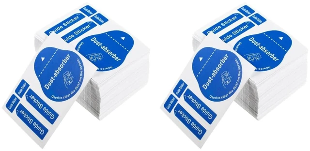 Main image of 400Pcs LCD Screen Dust Removal Stickers Phone Dedust Sticker Tablet Cleaning Decals High-Grade Material Portable Convenient Effectively Removes Fingerprints