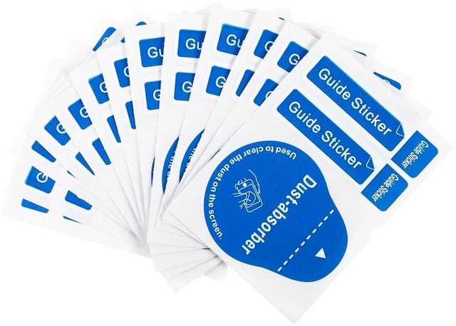 Alt view image 7 of 7 - 400Pcs LCD Screen Dust Removal Stickers Phone Dedust Sticker Tablet Cleaning Decals High-Grade Material Portable Convenient Effectively Removes Fingerprints