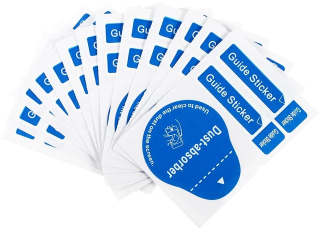 Main image of LCD Screen Dust Removal Stickers for Phone and Tablet 200Pcs Phone Screen Cleaning Decals for Effective Dust and Fingerprint Removal Portable Cell Absorber
