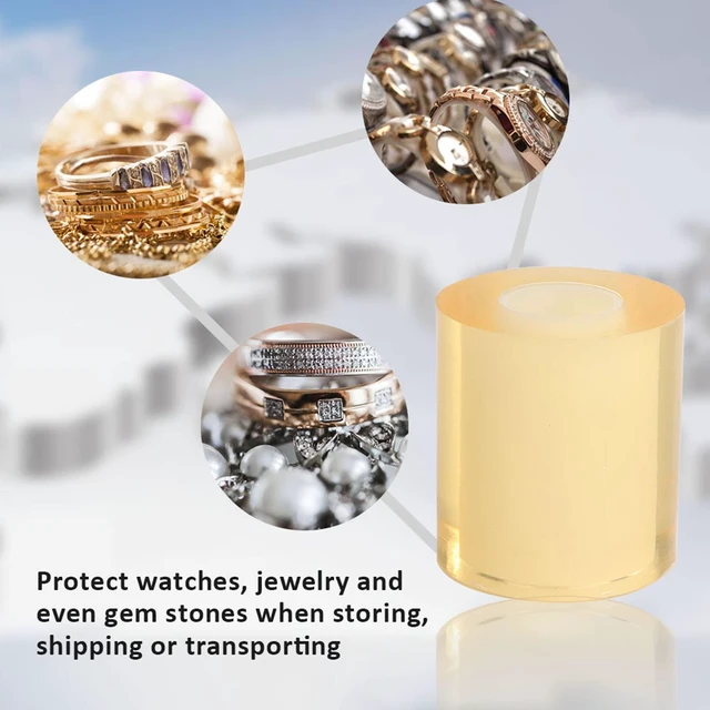 Alt view image 4 of 7 - 8cm/3.2in PVC Anti-static Watch Screen Protector, Jewelry Protective Film, 1 Count