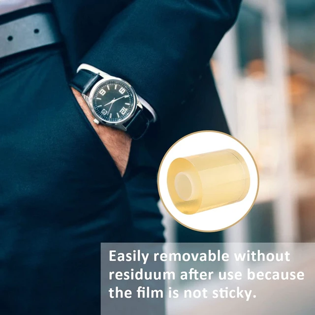 Alt view image 6 of 7 - 8cm/3.2in PVC Anti-static Watch Screen Protector, Jewelry Protective Film, 1 Count