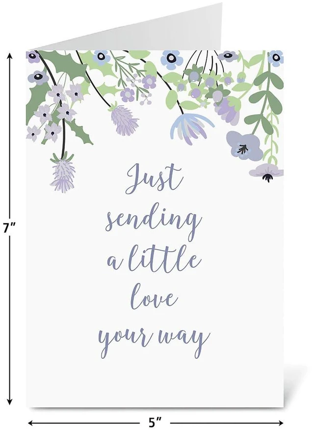 Alt view image 2 of 7 - Get Well Greeting Card Set | Caring, 20 Count, 10 Designs, 5" x 7" Folded, Envelopes Included, Holiday, Value Pack