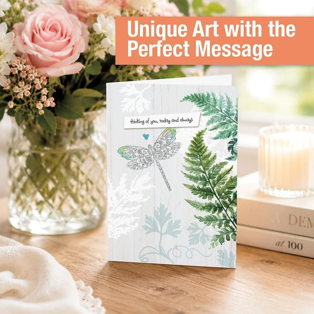 Alt view image 5 of 7 - Get Well Greeting Card Set | Caring, 20 Count, 10 Designs, 5" x 7" Folded, Envelopes Included, Holiday, Value Pack