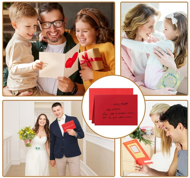 Alt view image 7 of 7 - 20 Packs 10 Assorted Colors Blank Cards and Envelopes 5 x 7 | Heavyweight Folded Colored Cardstock and A7 Envelopes Self Seal for Invitations, Wedding, DIY Greeting Cards