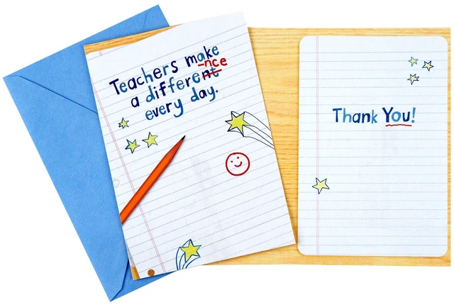 Alt view image 7 of 7 - Teacher Appreciation Cards, Assorted 8-Pack (Thanks So Much)