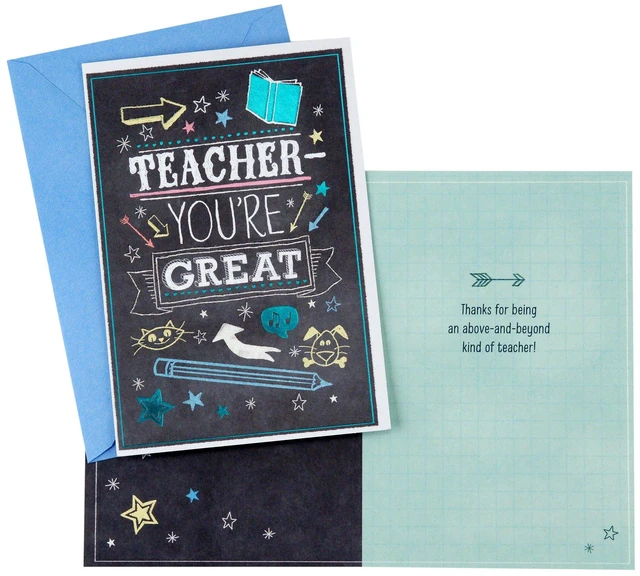 Alt view image 2 of 7 - Teacher Appreciation Cards, Assorted 8-Pack (Thanks So Much)