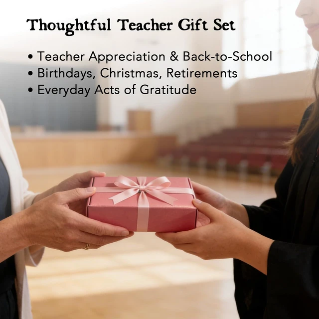 Alt view image 7 of 7 - Teacher Gift Set for Women, 31 Affirmation Cards & Crystal Pen | Back to School gift for teachers, mentors and tutors with 31 daily affirmation cards, crystal pen and gift-ready box