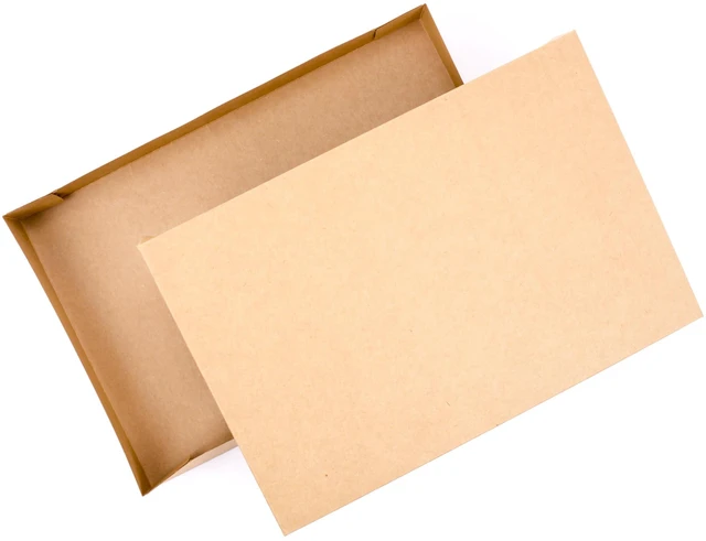 Alt view image 2 of 3 - Medium Gift Boxes with Lids, 5-Pack (Brown Kraft Shirt Boxes)