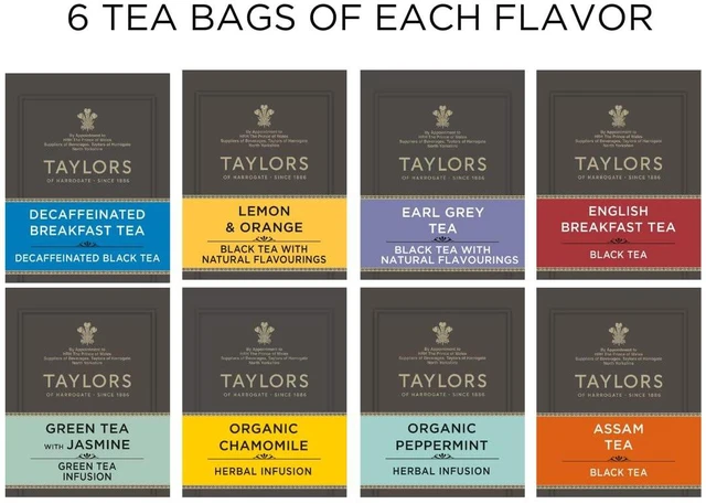 Alt view image 2 of 3 - Assorted Tea Sampler Gift Box, 48ct