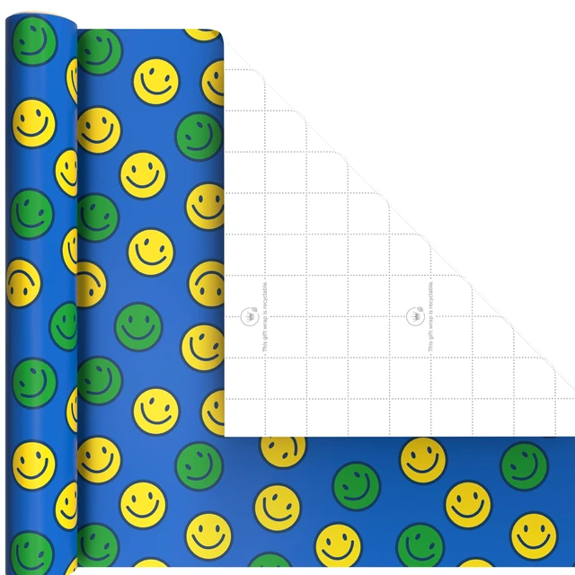Alt view image 6 of 7 - Image Arts Birthday Wrapping Paper Mini Rolls, 3-Pack (Stripes, Green) | Mini rolls are perfect for easy storage, 27 Sq. Ft. Total, Ideal for Graduations, Father's Day, Easter, Any Occasion