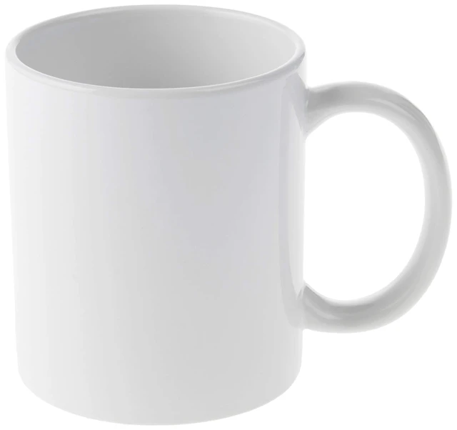 Alt view image 4 of 7 - Beveled Blank Mug to Decorate, White (6 count) | Ceramic-Coated, Dishwasher & Microwave Safe - Mug Press & Infusible Ink Compatible,12 Oz Sublimation