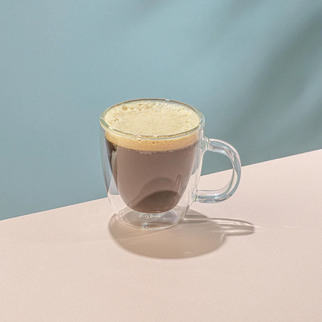 Alt view image 7 of 7 - Savor Double Wall Insulated Glasses Espresso Mugs (Set of 2) - 5.4-Ounces