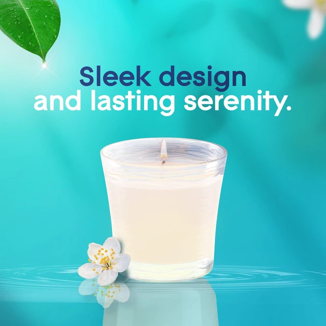 Alt view image 3 of 7 - 1-Wick Scented Candle Jar, Dewdrop Petals, Air Freshener Infused with Essential Oils, 4.08 Oz, 2 Count